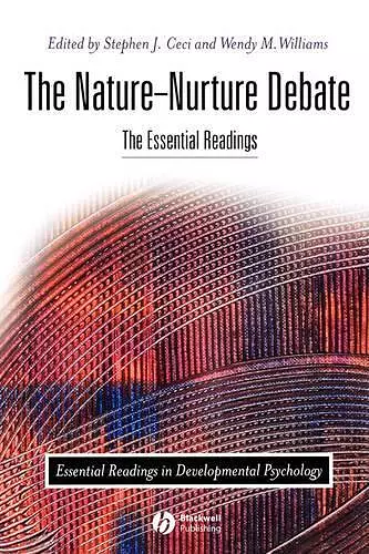 The Nature-Nurture Debate cover