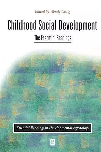 Childhood Social Development cover