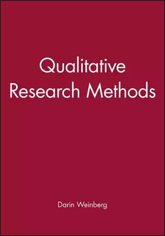 Qualitative Research Methods cover