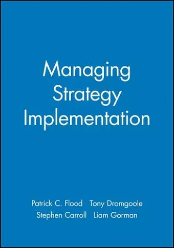 Managing Strategy Implementation cover