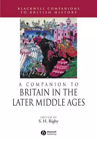 A Companion to Britain in the Later Middle Ages cover