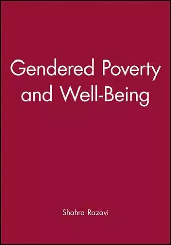 Gendered Poverty and Well-Being cover