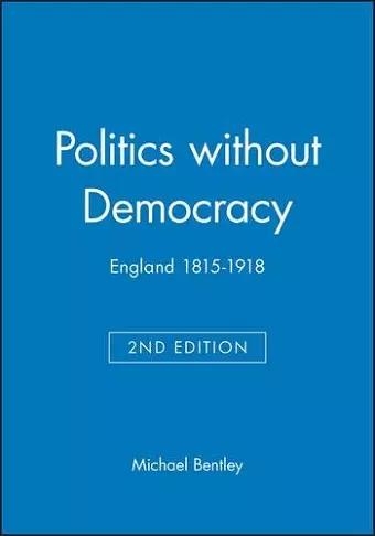 Politics without Democracy cover