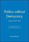 Politics without Democracy cover