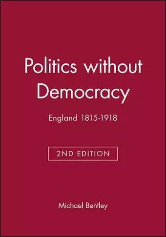 Politics without Democracy cover