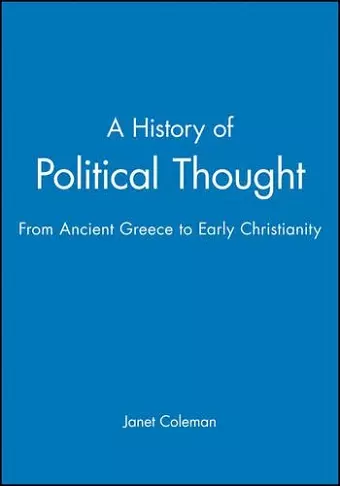 A History of Political Thought cover