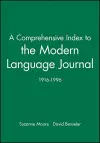 A Comprehensive Index to the Modern Language Journal cover