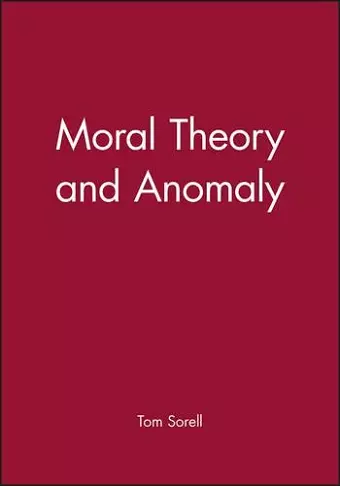 Moral Theory and Anomaly cover