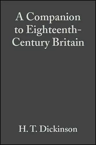 A Companion to Eighteenth-Century Britain cover