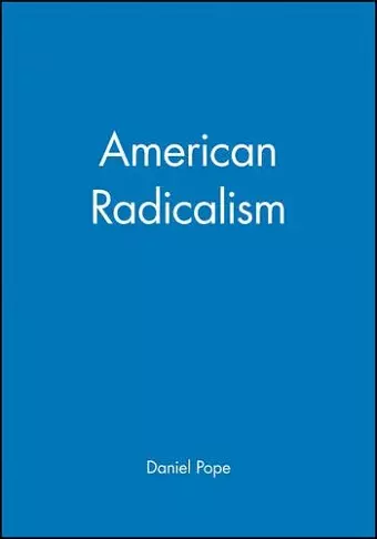 American Radicalism cover