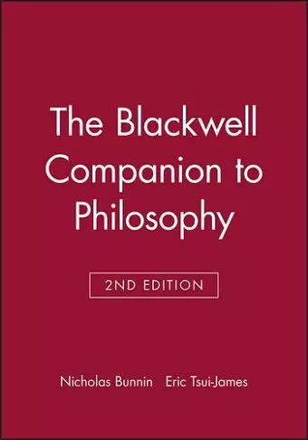 The Blackwell Companion to Philosophy cover