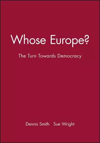 Whose Europe? cover