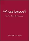 Whose Europe? cover