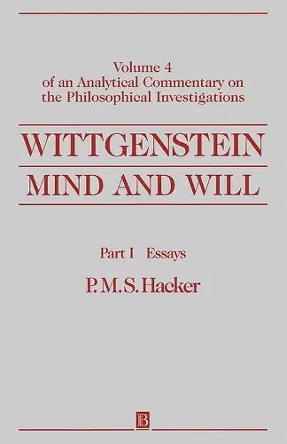 Wittgenstein, Part I: Essays cover