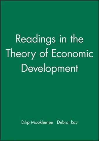 Readings in the Theory of Economic Development cover