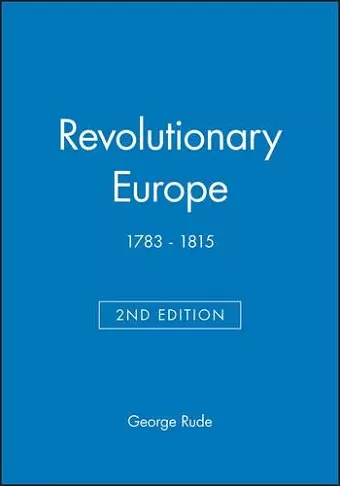 Revolutionary Europe cover