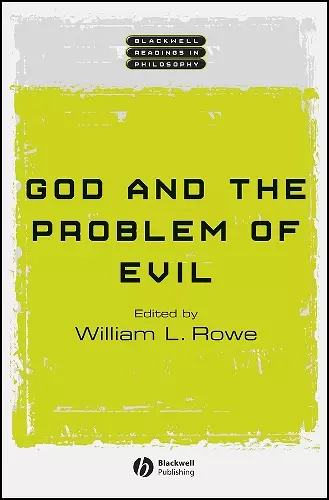 God and the Problem of Evil cover