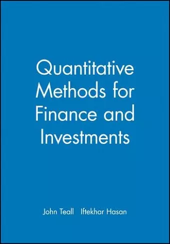 Quantitative Methods for Finance and Investments cover