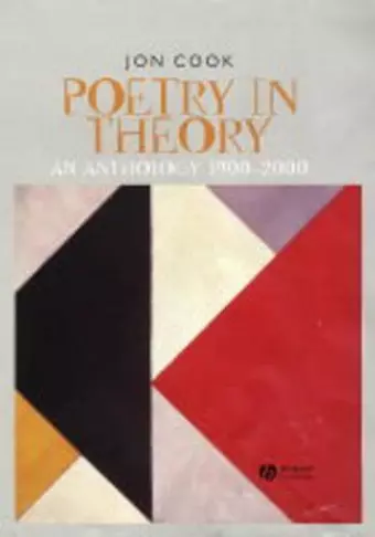 Poetry in Theory cover