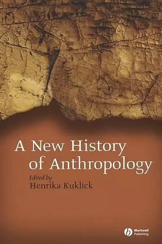 New History of Anthropology cover