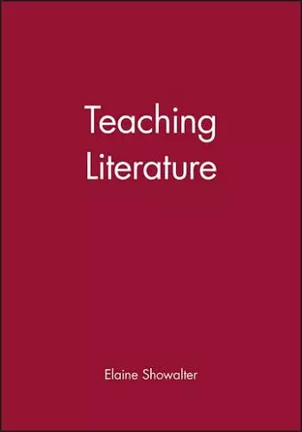 Teaching Literature cover