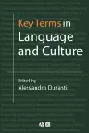 Key Terms in Language and Culture cover