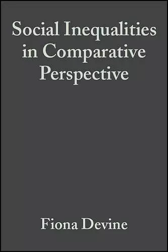 Social Inequalities in Comparative Perspective cover