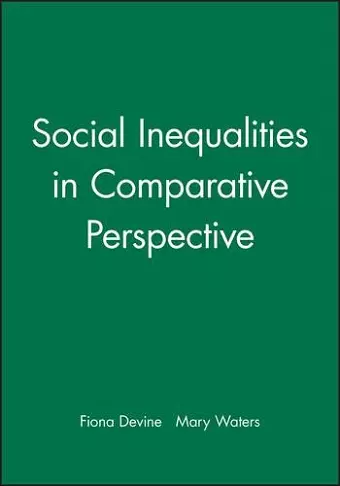 Social Inequalities in Comparative Perspective cover