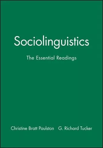 Sociolinguistics cover