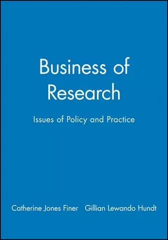 Business of Research cover