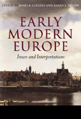 Early Modern Europe cover