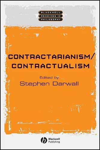 Contractarianism / Contractualism cover