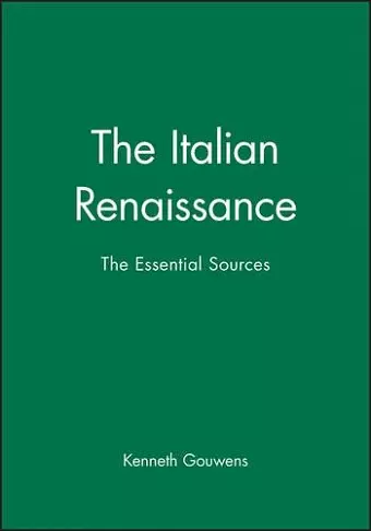 The Italian Renaissance cover