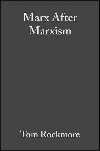 Marx After Marxism cover