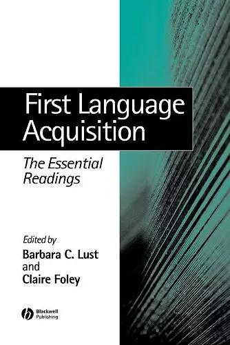 First Language Acquisition cover