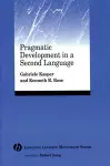 Pragmatic Development in a Second Language cover