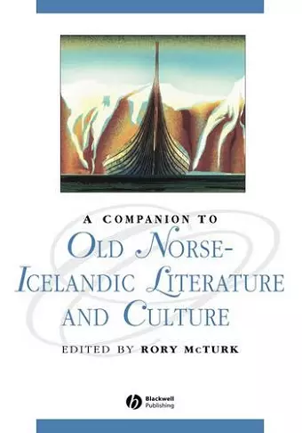 A Companion to Old Norse-Icelandic Literature and Culture cover