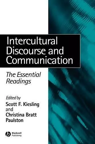 Intercultural Discourse and Communication cover