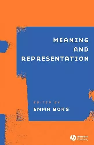 Meaning and Representation cover