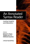 An Annotated Syntax Reader cover