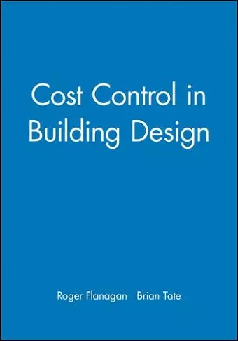 Cost Control in Building Design cover