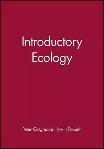 Introductory Ecology cover