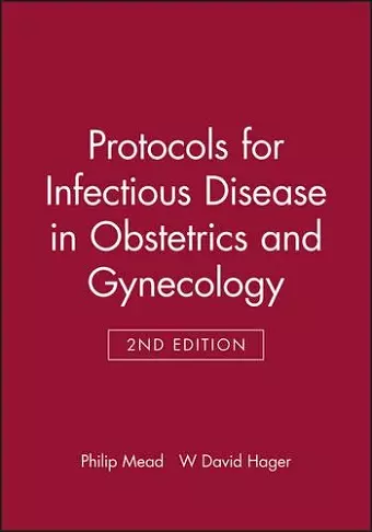 Protocols for Infectious Disease in Obstetrics and Gynecology cover