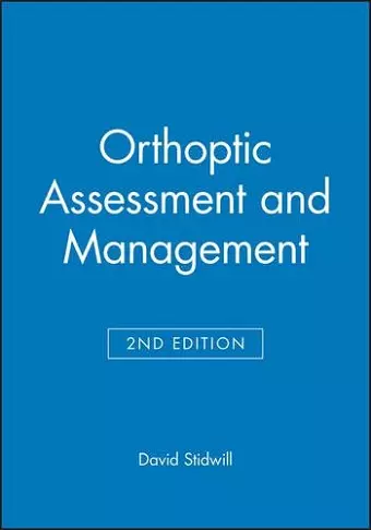 Orthoptic Assessment and Management cover