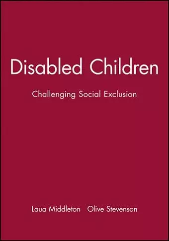 Disabled Children cover