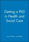 Getting a PhD in Health and Social Care cover