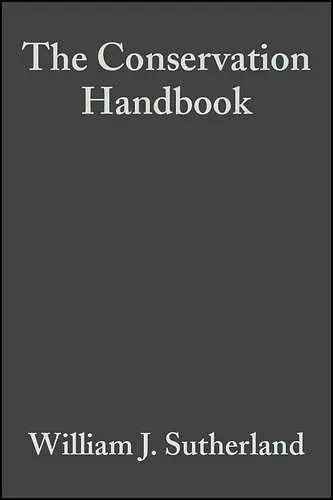 The Conservation Handbook cover