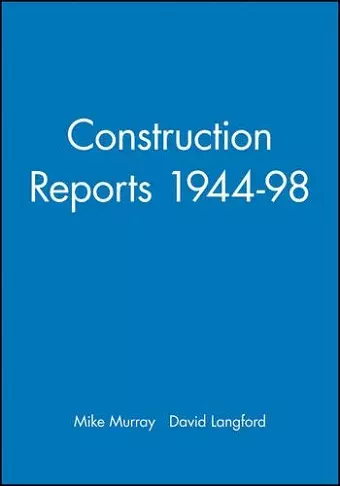 Construction Reports 1944-98 cover