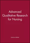 Advanced Qualitative Research for Nursing cover