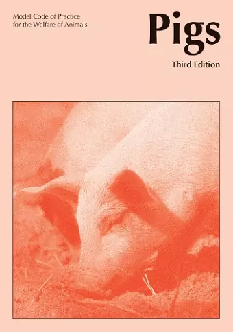 Model Codes of Practice for the Welfare of Animals cover